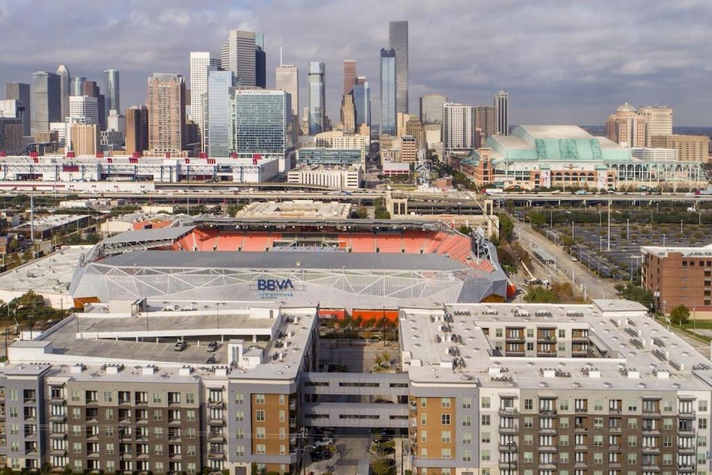 U3 Penthouse Houstonw Car Astros W Skyline-View Apartment Luaran gambar