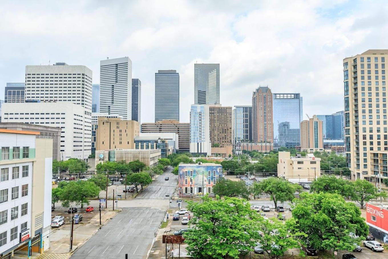 U3 Penthouse Houstonw Car Astros W Skyline-View Apartment Luaran gambar