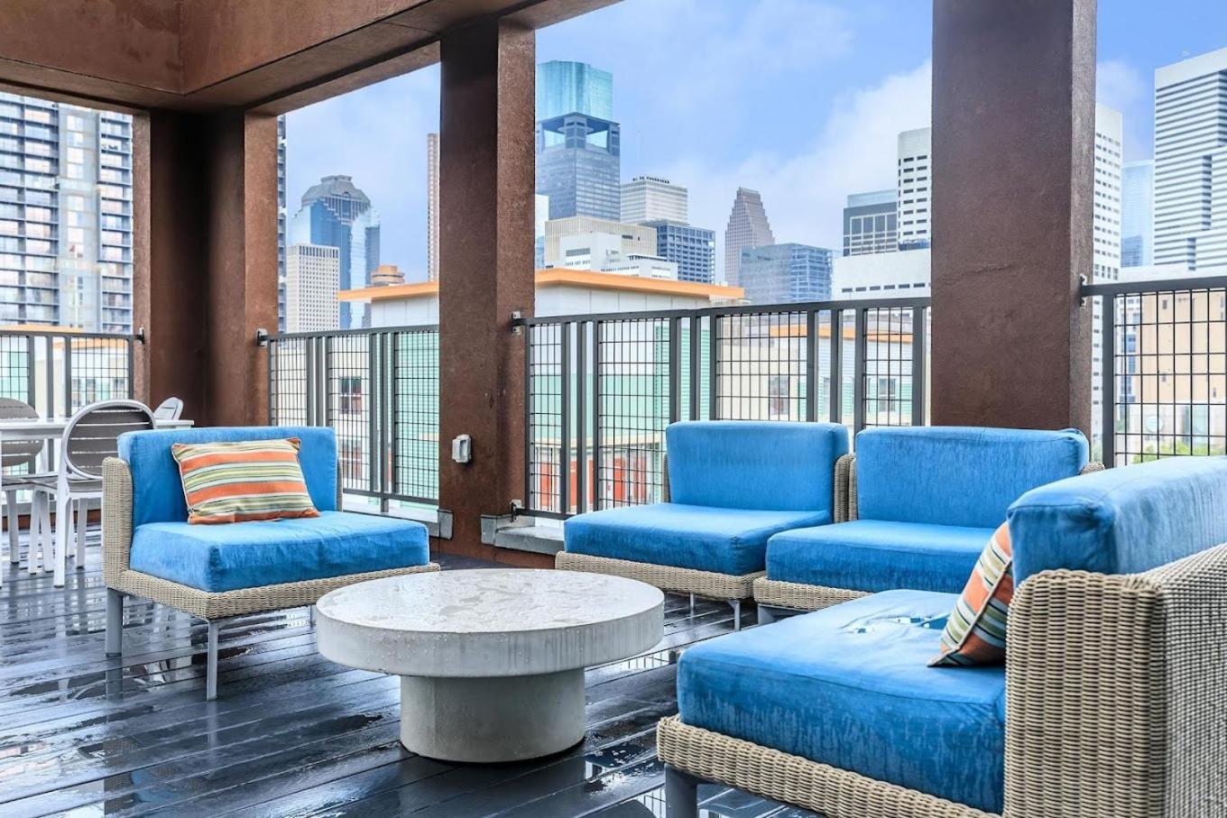 U3 Penthouse Houstonw Car Astros W Skyline-View Apartment Luaran gambar
